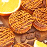 24 Mini Orange & Chocolate Cupcakes