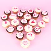 24 Mini Bachelorette Party Cupcakes
