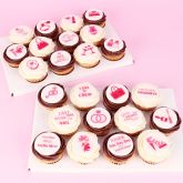 24 Mini Bachelorette Party Cupcakes