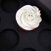 Black gift box for 6 cupcakes