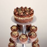 Chocolate and Hazelnuts Wedding Cupcake Set