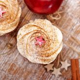 Apple and Cinnamon Christmas Cupcake