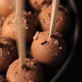 Cocoa and Milk Chocolate Cake Pops