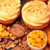 24 Pumpkin with Walnuts Cupcakes Promo Set
