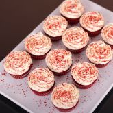 24 Mini Cupcakes Red Velvet