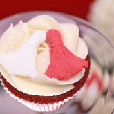 24 Red Velvet Cupcake Martenitsi