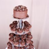 Cocoa Wedding Cupcake Set