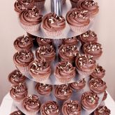 Cocoa Wedding Cupcake Set