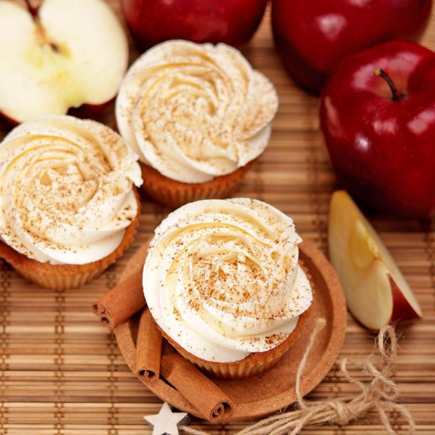 Apple and Cinnamon Cupcake