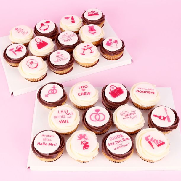 24 Mini Bachelorette Party Cupcakes