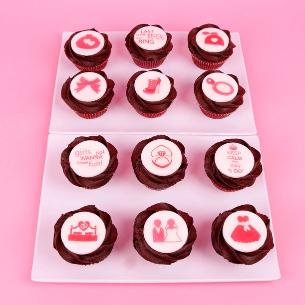 Bachelorette Party Cupcake Set