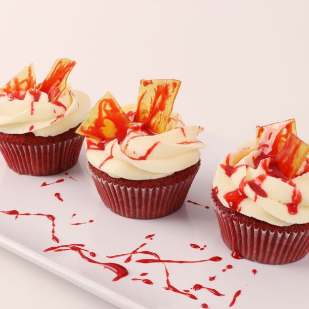 Bloody Red Velvet Cupcake