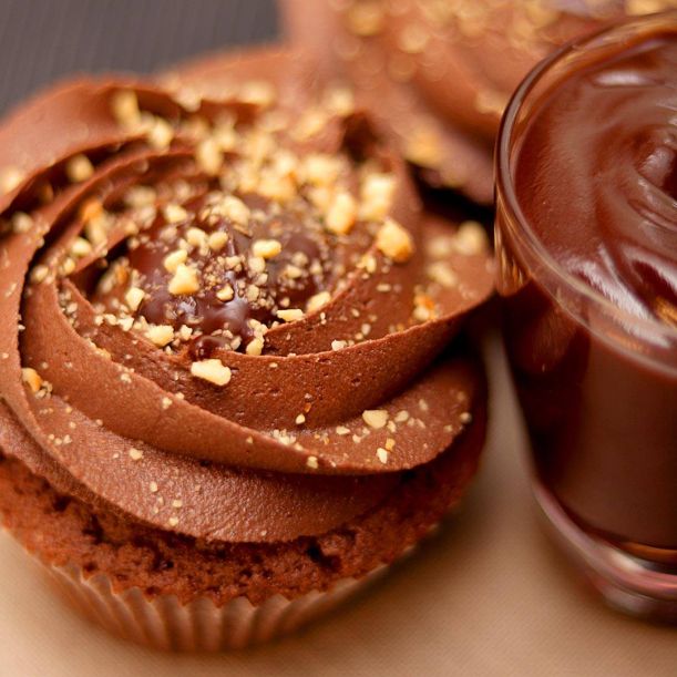 Chocolate and hazelnuts Cupcake
