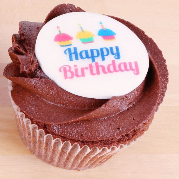  Happy Birthday Cupcake