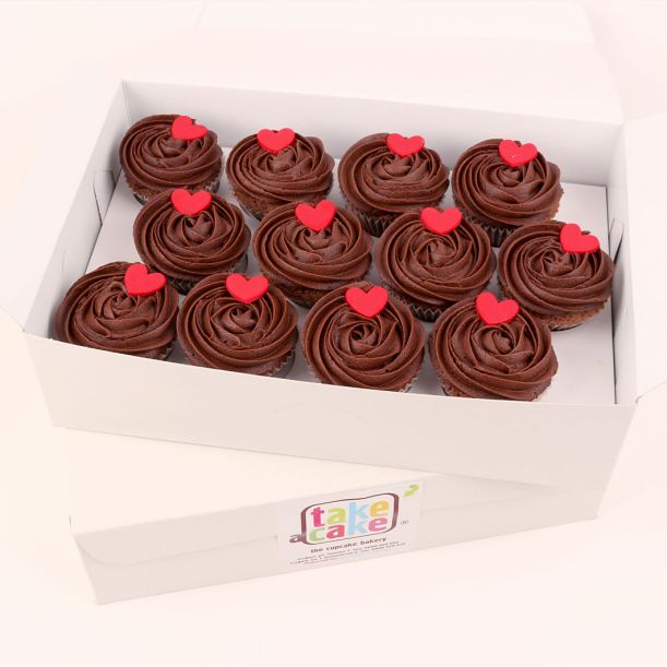 I Love You cupcake set 