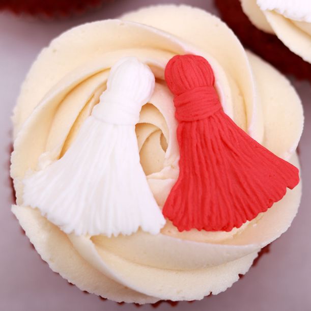 Red Velvet Cupcake Martenitsa