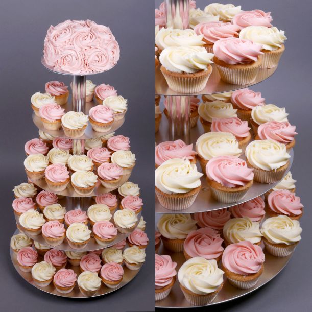 Strawberry Wedding Cupcake Set