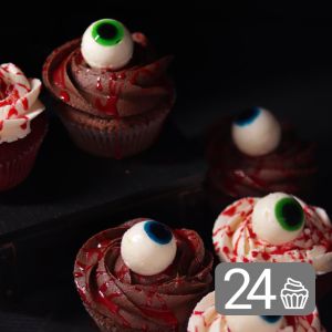 Monstrous Promo Set of 24 Cupcakes for Halloween 