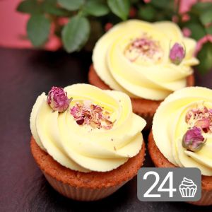Promo set 24 Rose Cupcakes for 8 March