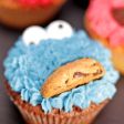 Cookie Monster Cupcake