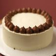 Chocolate Cake with Mascarpone and Cherries