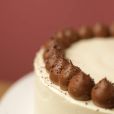 Chocolate Cake with Mascarpone and Cherries