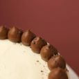 Chocolate Cake with Mascarpone and Cherries