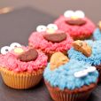 Elmo and Cookie Monster Cupcake Set