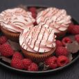 Raspberry and Chocolate Cupcake