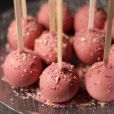 Vanilla and Ruby Chocolate Cake Pops