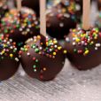 Vegan Cake Pops with Bio Rosehip Marmalade, Cinnamon, and Chocolate 