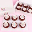 24 Branded Cupcakes