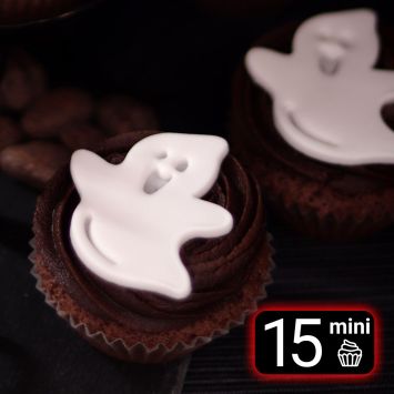 Mini Boo Cupcake for Halloween