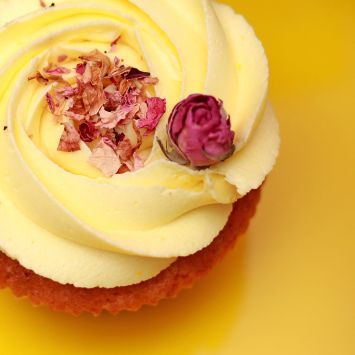 Rose Cupcake for Palm Sunday