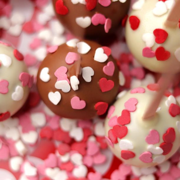 Red Velvet Cake Pops Collection „I Love You!“