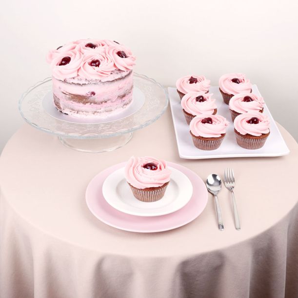 Cherry in Liquor Wedding Cupcake Set