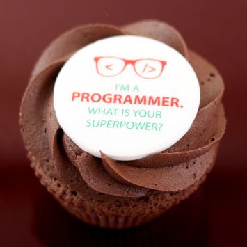 Programmers’ Day Cupcake