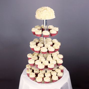 Red Velvet Wedding  Cupcake Set