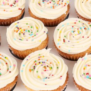 Mini Vanilla Cupcakes