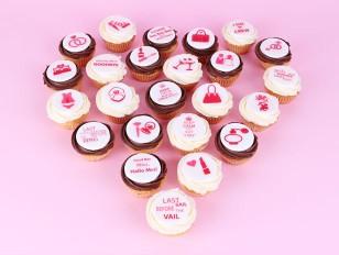 The Mini Bachelorette Party Cupcakes
