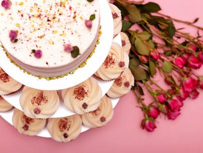 The Bells Are Ringing for Our New Wedding Rose Cupcake Set